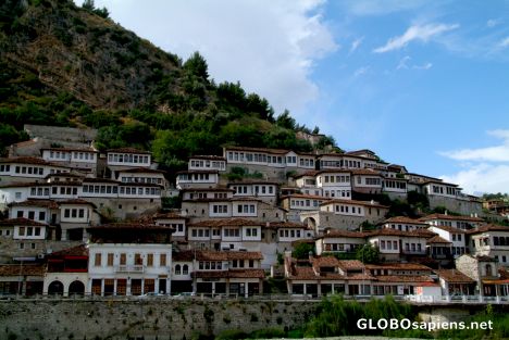 Postcard Berat (AL) - Mangalemi - southern side