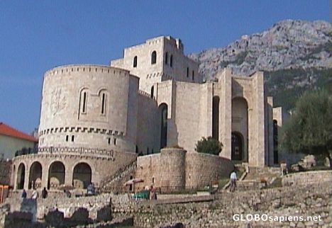 Postcard Castle in Kruja