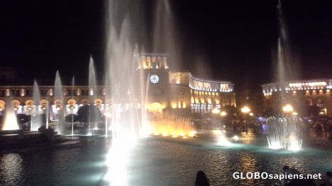 Postcard Dancing fountains