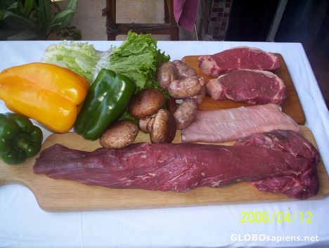 Postcard Full ammunition for my next  BBQ  !