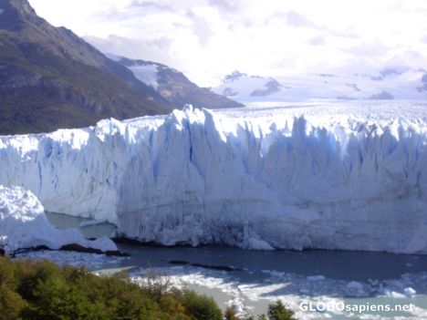 Postcard Perito Moreno Glacier sunset 03