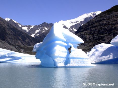 Postcard Iceberg from Upsala glaciar 06