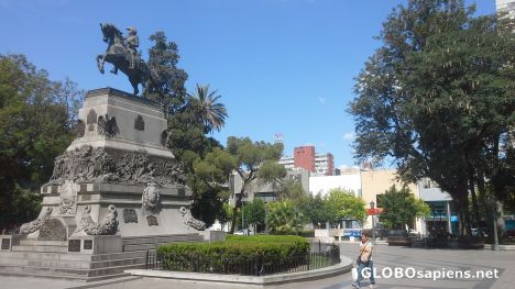 Postcard San Martin Square