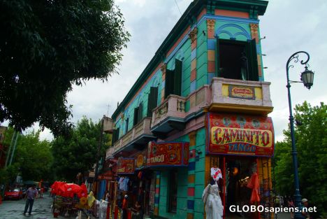 Postcard La Boca's house