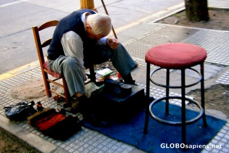 Postcard Shoeshine