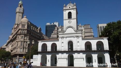 Postcard Cabildo in Buenos