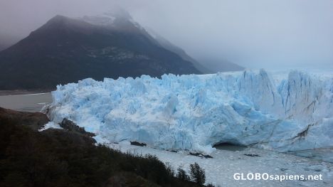 Postcard The face of Perito Moreno glacier