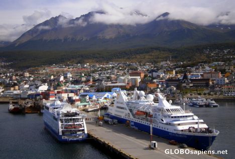 Postcard Southernmost town in the world