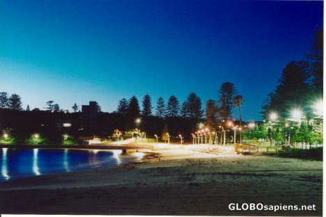 Postcard Dee Why beach at sunrise