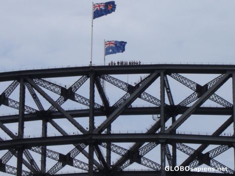 Postcard Harbour Bridge Climb