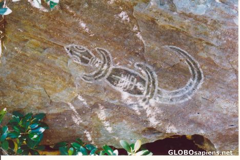 Postcard aboriginal art