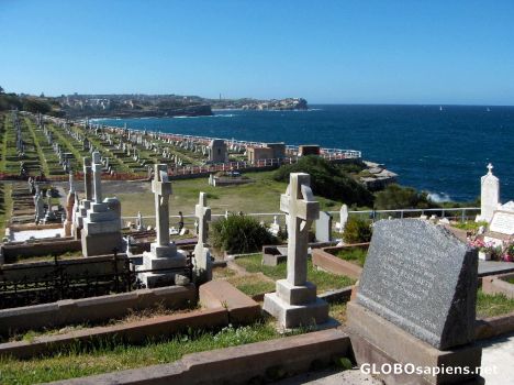 Postcard Bronte Cemetary