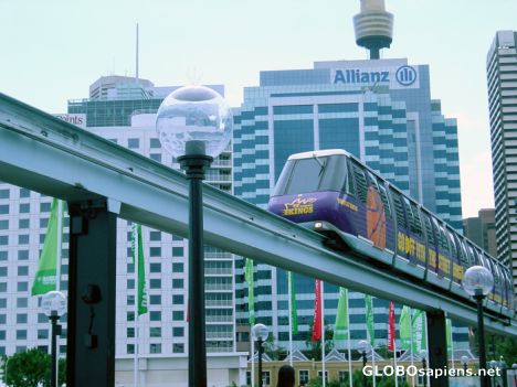 Postcard Rail train