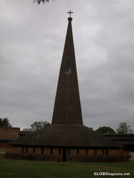 Postcard Tocal chapel from outside