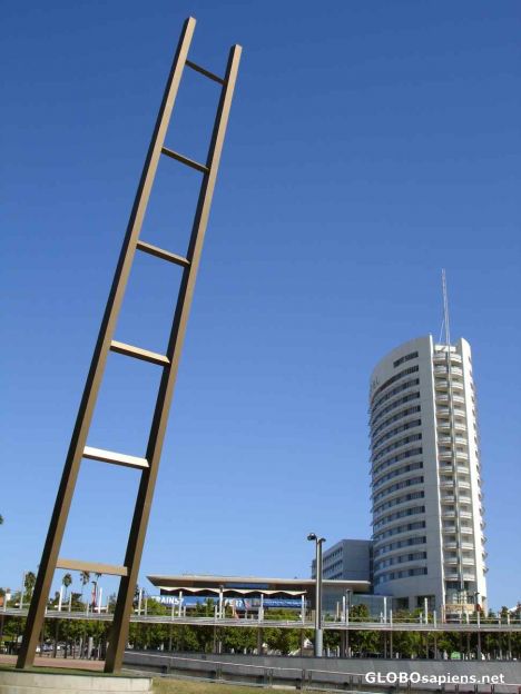 Postcard The Ladder