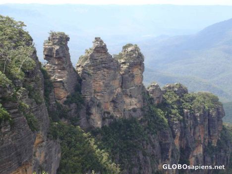 Postcard The Three Sisters