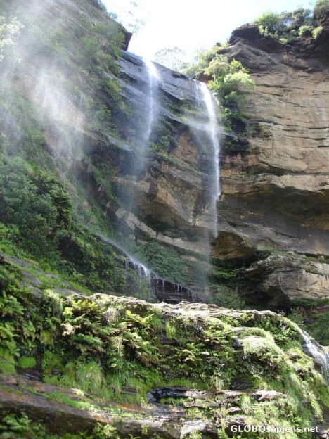 Postcard Katoomba Falls, Blue mountains.