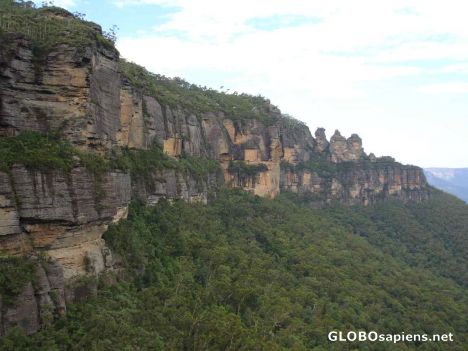 Postcard View from Katoomba Falls