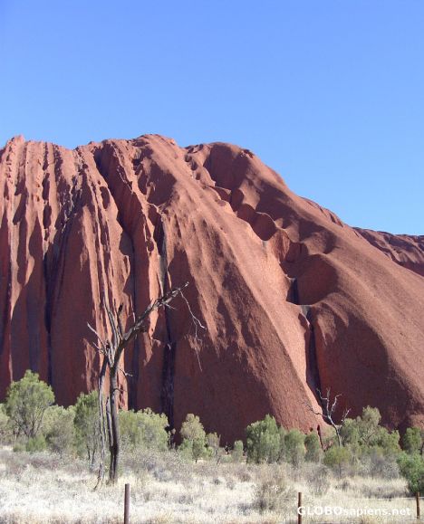 Postcard Ayers Rock, Australia