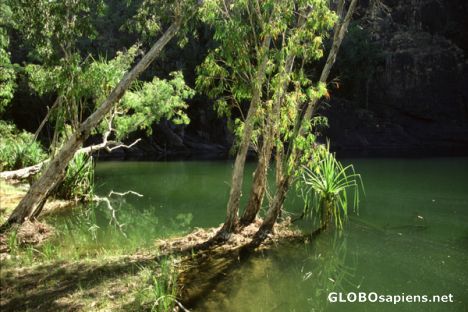 Postcard Gunlom plunge pool
