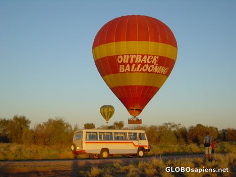Postcard AUSTRALIE - ALICE SPRING - OUTBACK BALOONING