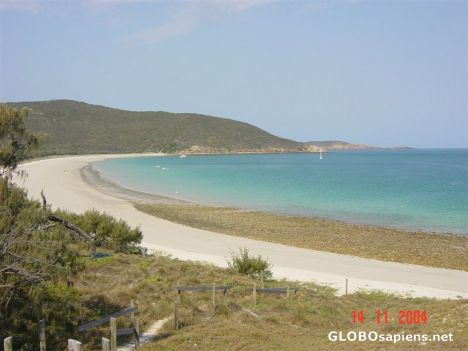 Postcard Long Beach - Great Keppel island