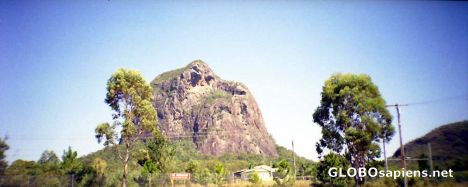 Postcard GLASS HOUSE MOUNTAIN
