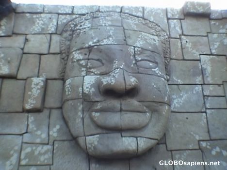 Postcard stoneface