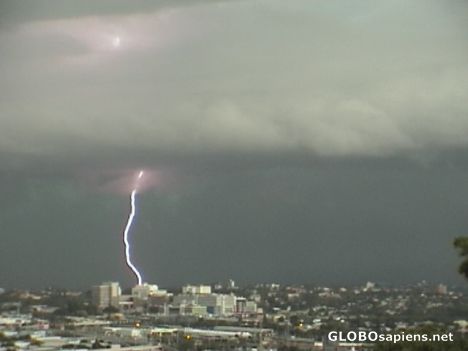 Postcard thunder