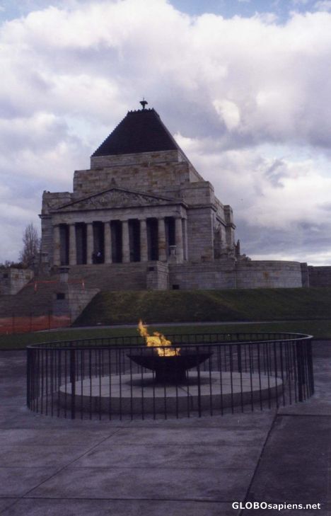 Postcard Shrine of Remembrance