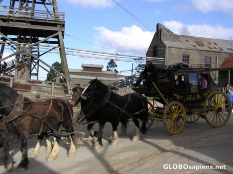 Postcard Sovereign Hill, Ballarat