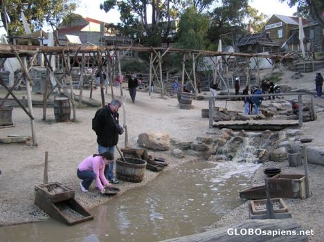 Postcard Sovereign Hill, Ballarat