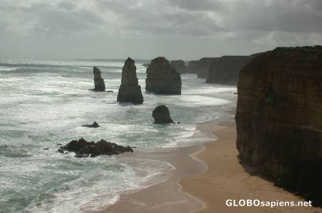 Postcard twelve apostles, one of national icons
