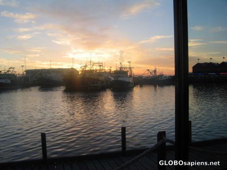 Postcard Sunset, Fremantle Harbour