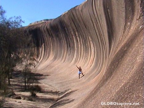 Postcard Wave Rock