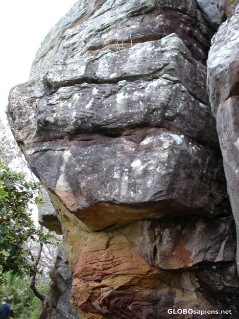 Postcard Hanging Big Rocks