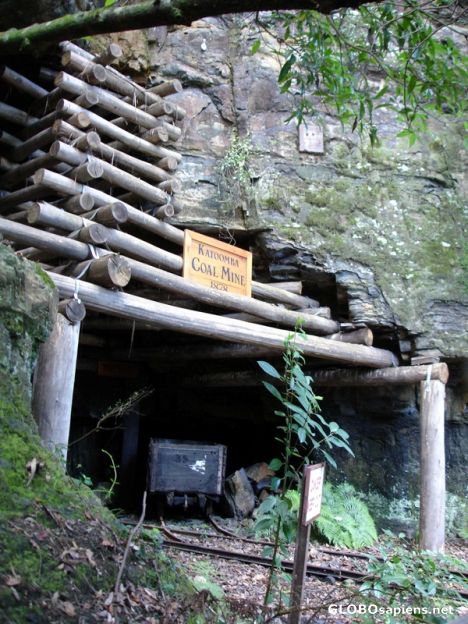 Postcard Katoomba Coal Mines