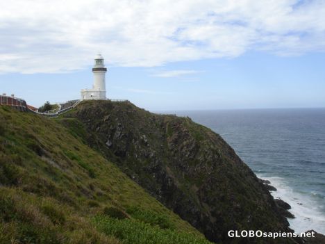 Postcard The Cape Byron Lighthouse from a distance
