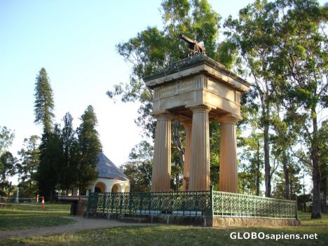Postcard Soldiers Memorial - Parramatta Park