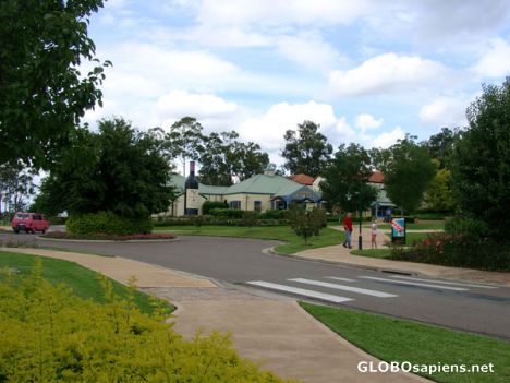 Postcard Hunter Valley Village Center