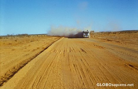 Road train in action