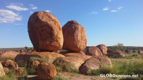 Postcard Devils Marbles