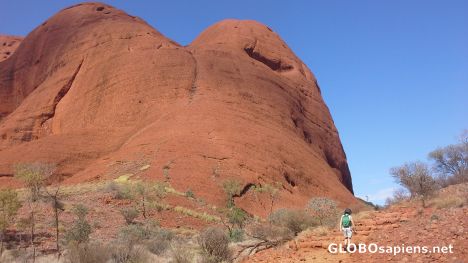 Postcard Climbing Mt Olgas