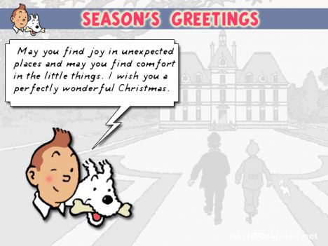 Postcard holiday greetings