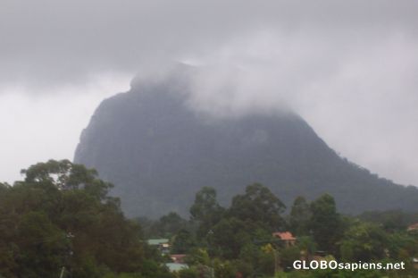 Postcard glass house mountains