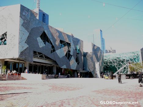 Postcard Federation Square