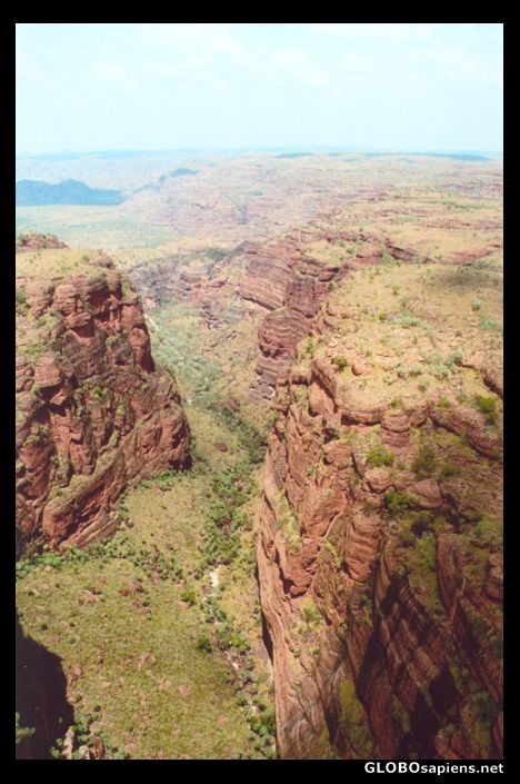 Postcard Bungle Bungle flight