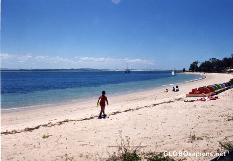 Postcard My son at Nelsons Bay