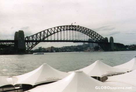 Postcard harbour bridge