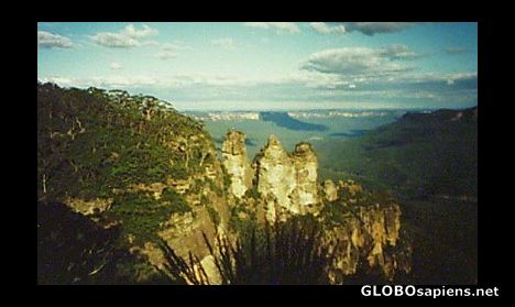 Postcard The 3 Sisters
